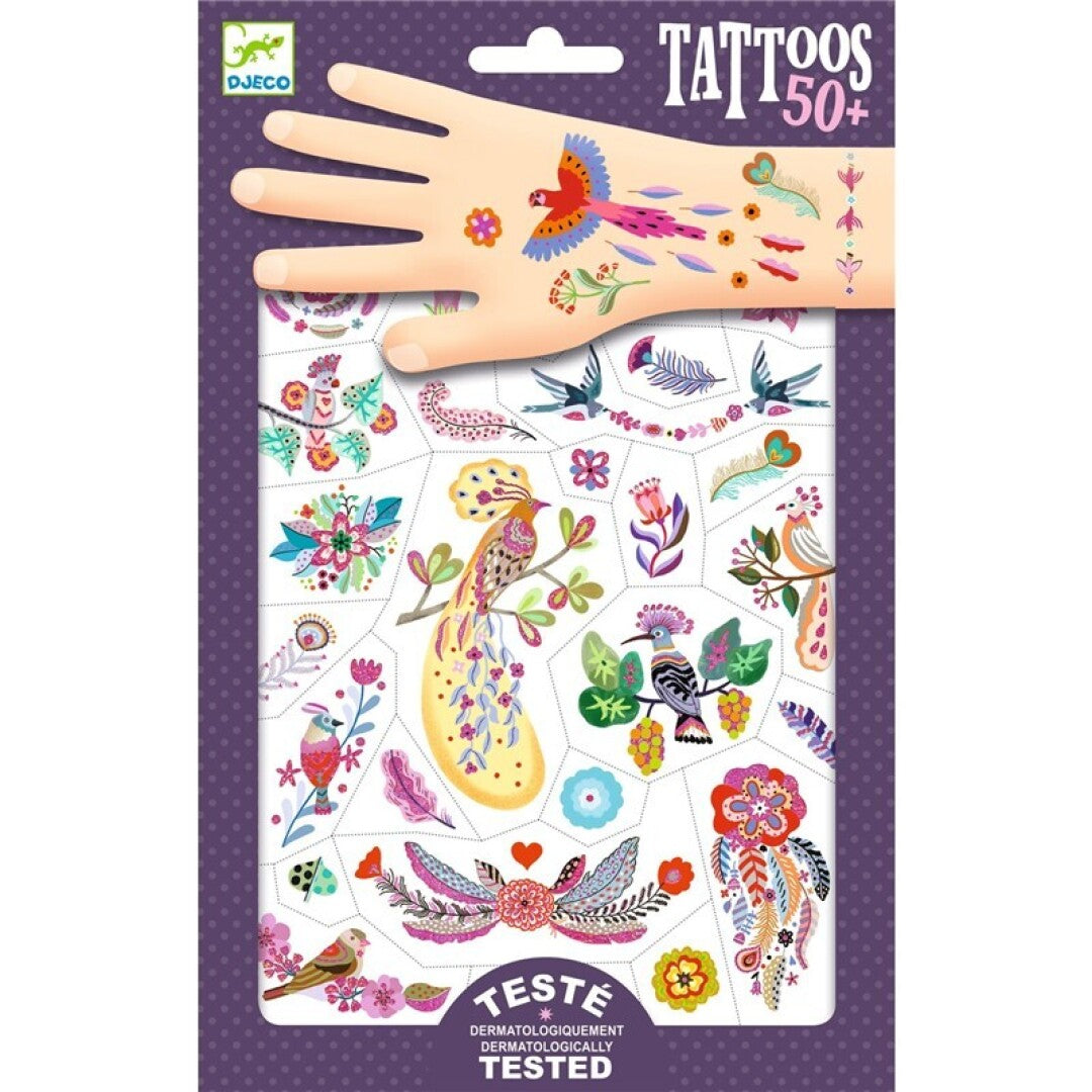 Tatuajes Pájaros brillantes.